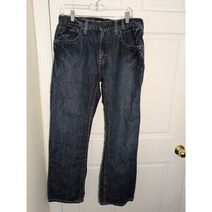 Ariat Jeans Mens 32x32 M5 Slim Straight Blue Denim Work Flame Resistant